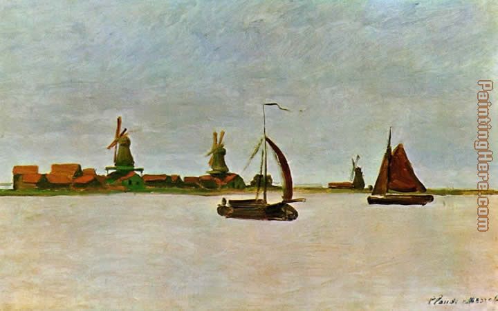 The Voorzaan painting - Claude Monet The Voorzaan art painting